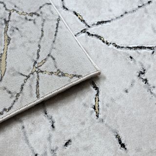 Dywan GLOSS nowoczesny 529A 53 Marmur kość słoniowa (14)