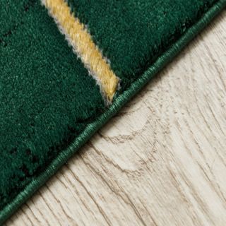Dywan EMERALD ekskluzywny 1012 glamour, stylowy geometryczny, marmur butelkowa zieleń / złoty (6)