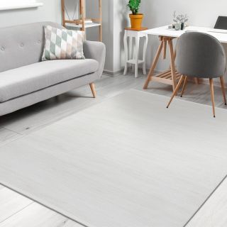 Dywan DUKE 51376 krem - Pasy, strukturalny, bardzo miękki, frędzle (4)