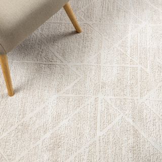 Dywan DUKE 51533 krem - Geometryczny, strukturalny, bardzo miękki, frędzle (4)