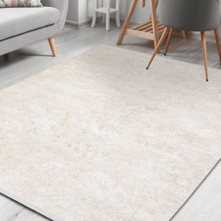 Dywan DUKE 51541 krem - Geometryczny, strukturalny, bardzo miękki, frędzle (3)