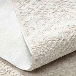 Dywan DUKE 51541 krem - Geometryczny, strukturalny, bardzo miękki, frędzle (6)